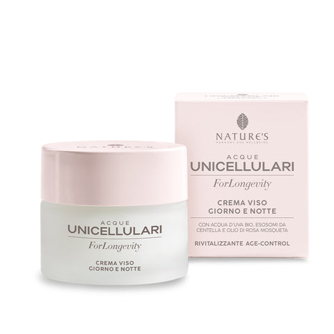 Crema Viso Giorno/Notte For Longevity 50 ml Acque Unicellulari Nature's