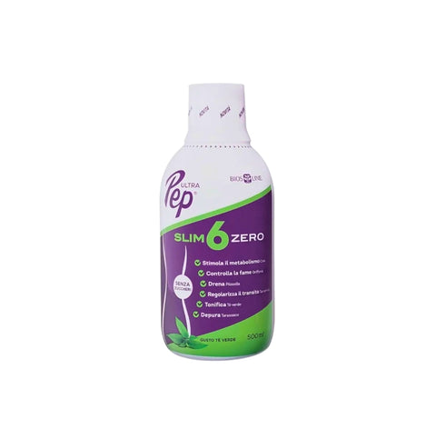 Ultra Pep® Slim 6 ZERO- gusto Tè Verde - 500 ml Bios Line