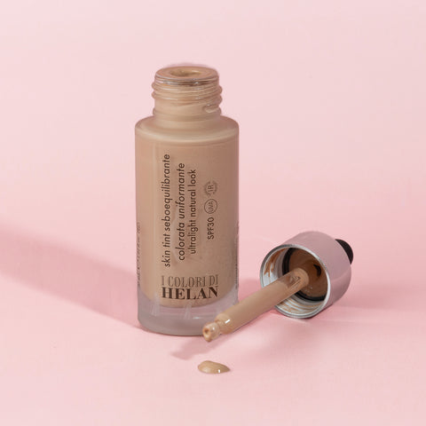 SKIN TINT SEBOEQUILIBRANTE colorata uniformante, ultralight natural look SPF30 30 mL- Helan