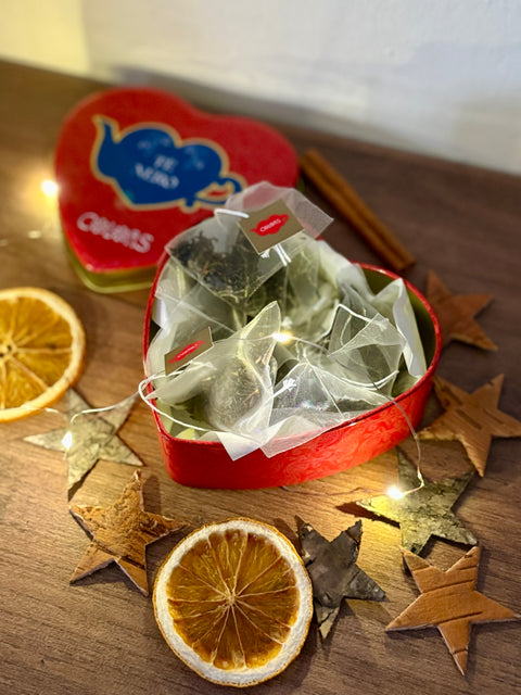 Cuori per Tè – Cuore con Tè Nero - Colors - Maioliche