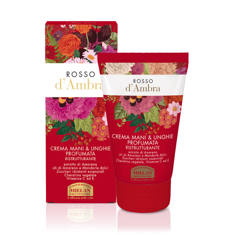Rosso d'Ambra Crema Mani & Unghie Profumata 50 mL Helan