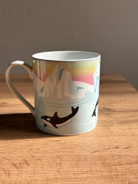 Tazza ORCA GIOCOSA in porcellana 300 ml - Viropa