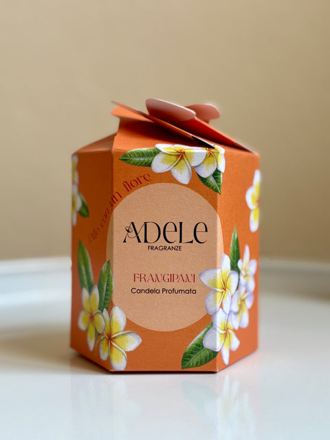 Dillo con un fiore - Candela Frangipani 170 gr - Adele Fragranze