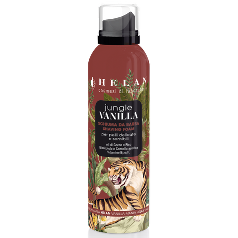 JUNGLE VANILLA Schiuma da Barba 200 ml - Vanilla Mania - Helan