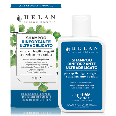 CAPELVENERE Shampoo Rinforzante Ultradelicato 200 ml Helan