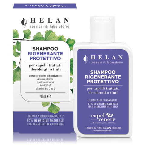CAPELVENERE Shampoo Rigenerante Protettivo 200 ml Helan