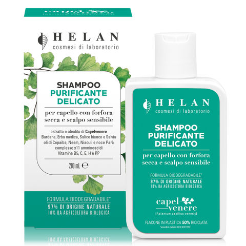 CAPELVENERE Shampoo Purificante Delicato 200 ml Helan
