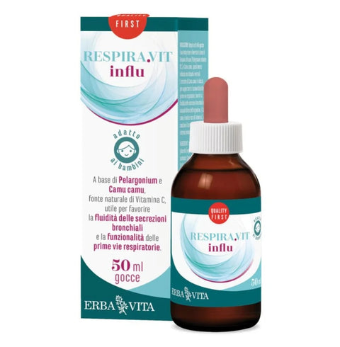 Respira Vit Influ Adulti e Bambini gocce 50 ml Erba Vita