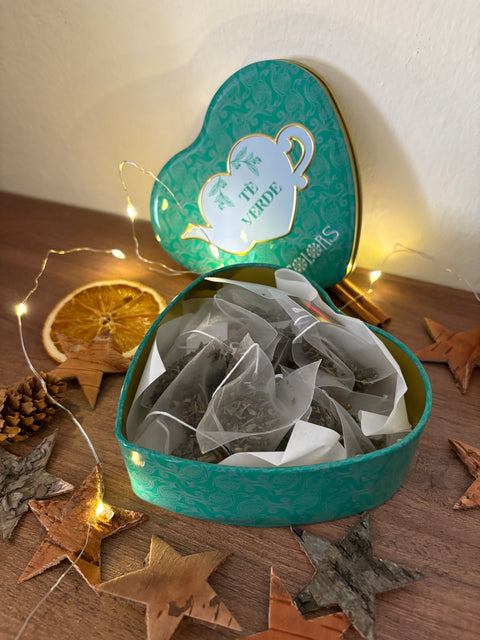 Cuori per Tè – Cuore con Tè Verde - Colors - Maioliche