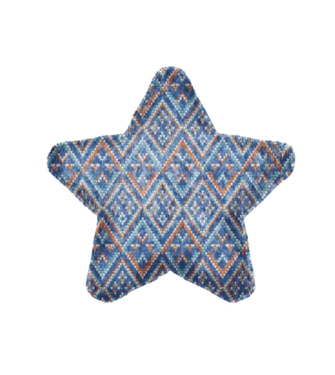 Borsa acqua calda Stella Blu e Arancio Colors Maioliche