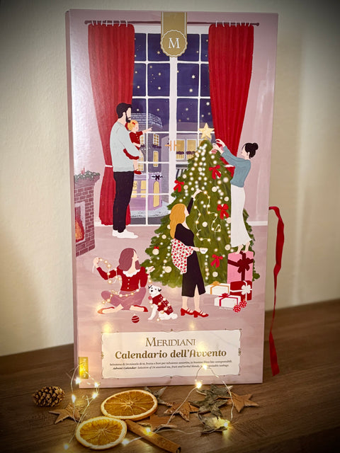 Calendario dell' Avvento 24 bustine Meridiani