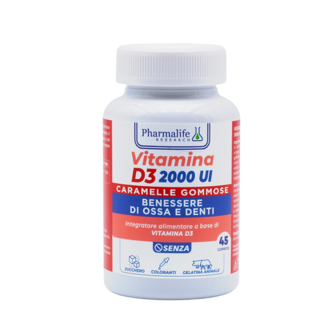 Vitamina D3 2000 UI Masticabile Pharmalife