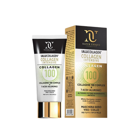 Ialucollagen COLLAGEN 100 Maschera Intensiva Viso e Collo Natur Unique