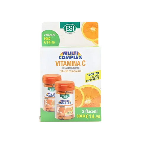 Vitamina C Pura 1000 mg Retard Integratore di Vitamina C 60 Compresse ESI