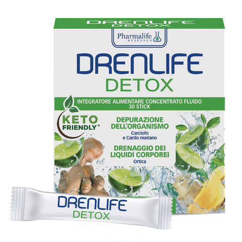 Drenlife DETOX Stick - aroma Lime e Zenzero - 30 stick - Pharmalife