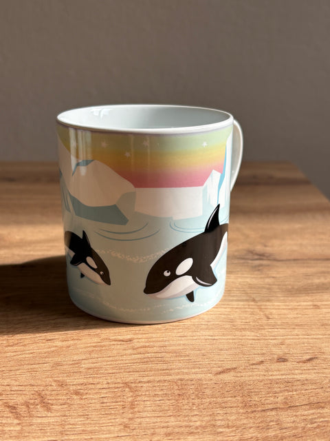 Tazza ORCA GIOCOSA in porcellana 300 ml - Viropa