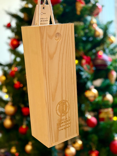 Diffusore VANIGLIA & FRAGOLA 250 ml  in box di legno - Himalaya