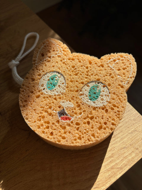 Spugna da bagno morbida Gatto - Colors Maioliche