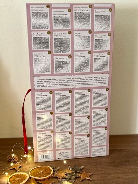 Calendario dell' Avvento 24 bustine Meridiani