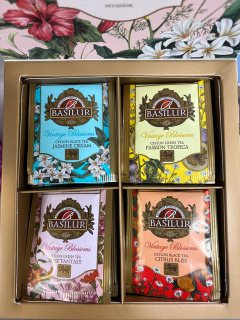 Cofanetto Fiori Vintage Volume I 40 bustine assortite - Basilur