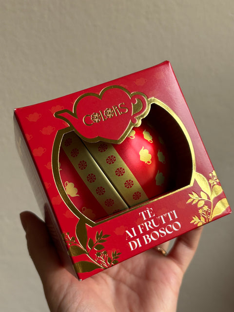 Palline per Tè – Pallina di Natale con Tè Frutti di Bosco - Colors - Maioliche