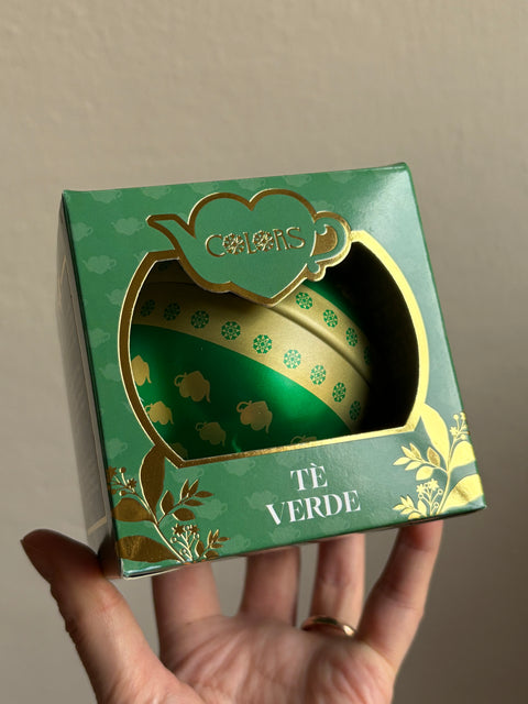 Palline per Tè – Pallina di Natale con Tè Verde - Colors - Maioliche