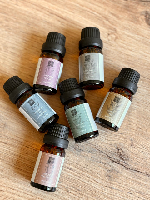 Diffusore a ultrasuoni effetto Legno Chiaro con 6 essenze profumate