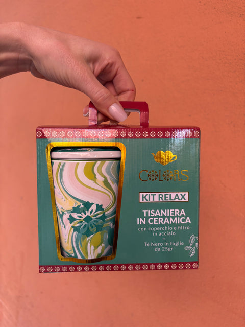 Cofanetto Regalo con Tisaniera NOTTINGHAM e tè nero - Colors