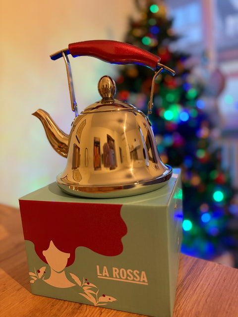 Teiera e Tisaniera La Rossa in acciaio con filtro 1 L - Himalaya