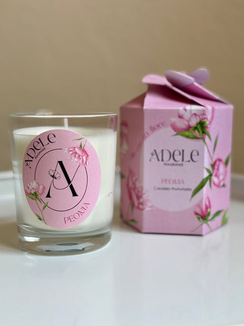 Dillo con un fiore - Candela Peonia 170 gr - Adele Fragranze