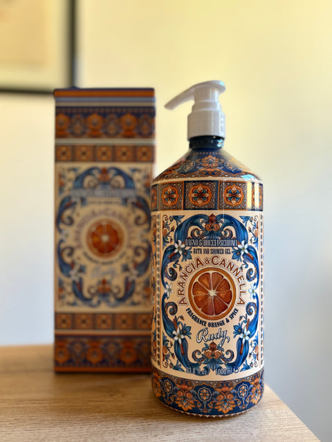 Bagno & Docciaschiuma Arancia & Cannella 1000 ml Le Maioliche Rudy