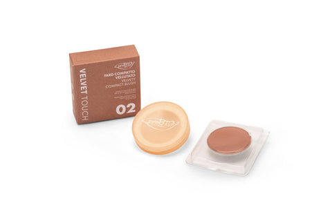 Velvet Touch Blush Compatto 02 Nude Pescato Purobio