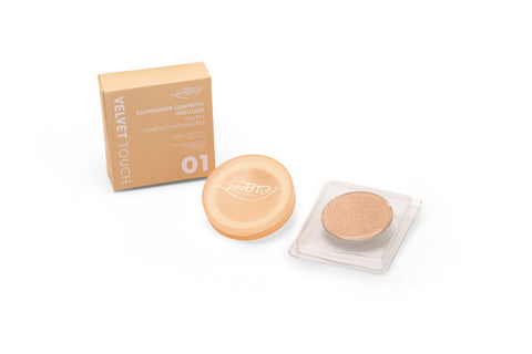 Velvet Touch Illuminante Compatto 01 Perla Soft Purobio