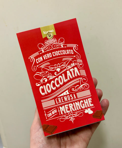 CIOCCOLATA CALDA FONDENTE CON MINI MERINGHE per 2- KUCINO