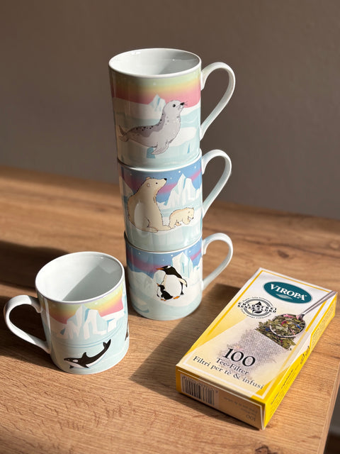 Tazza FOCA CURIOSA in porcellana 300 ml - Viropa