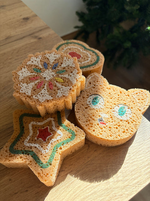 Spugna da bagno morbida Cuore - Colors Maioliche