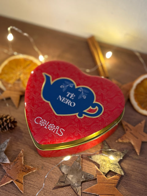 Cuori per Tè – Cuore con Tè Nero - Colors - Maioliche