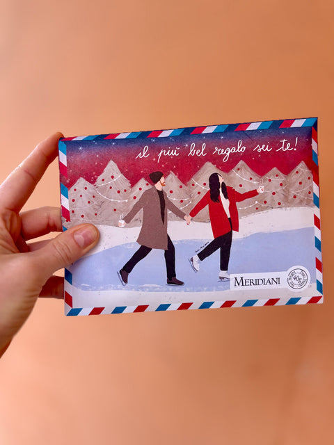 Busta dedicata con Infuso Calore dell'Avvento 40 gr Meridiani