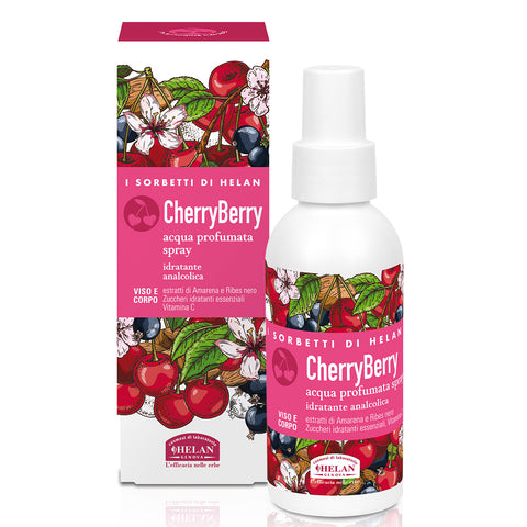 Cherry Berry Acqua Profumata Spray Idratante Analcolica 100 ml i Sorbetti Helan