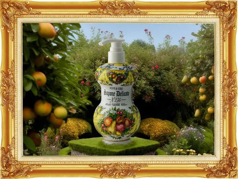 Maioliche Albarelllo Sapone delicato Viso-Mani N°275 "Arboretum" 400 ml Rudy Profumi