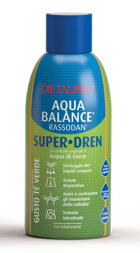 Aqua Balance Rassodan Super Dren gusto Tè Verde 500 ml - Dietalinea