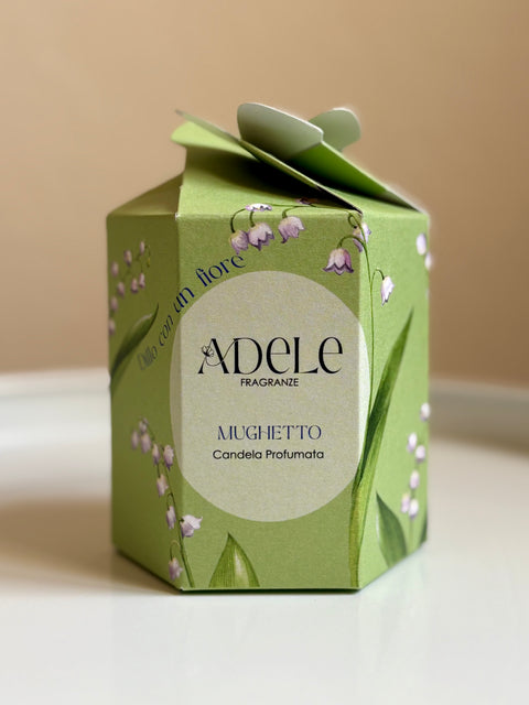 Dillo con un fiore - Candela Mughetto 170 gr - Adele Fragranze