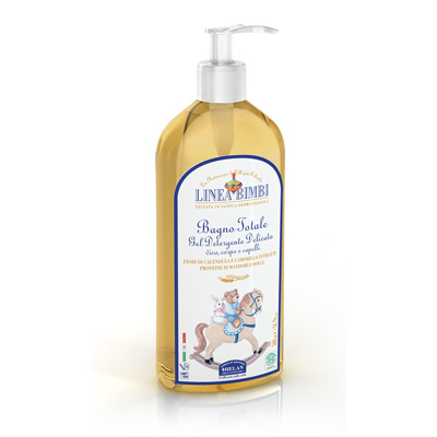 Bagno Totale Gel Detergente Delicato Linea Bimbi 500 ml Helan