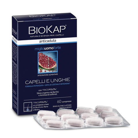 Miglio Uomo Capelli e Unghie 60 capsule molli Biokap®