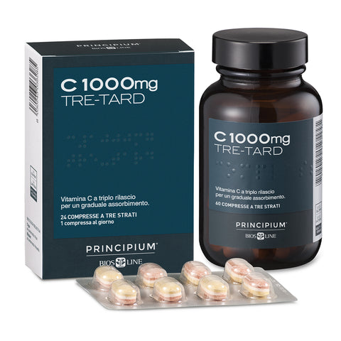 Vitamina C 1000 TRE-TARD 60 Compresse Principium Bios Line