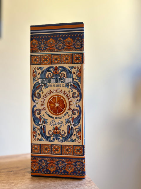 Bagno & Docciaschiuma Arancia & Cannella 1000 ml Le Maioliche Rudy