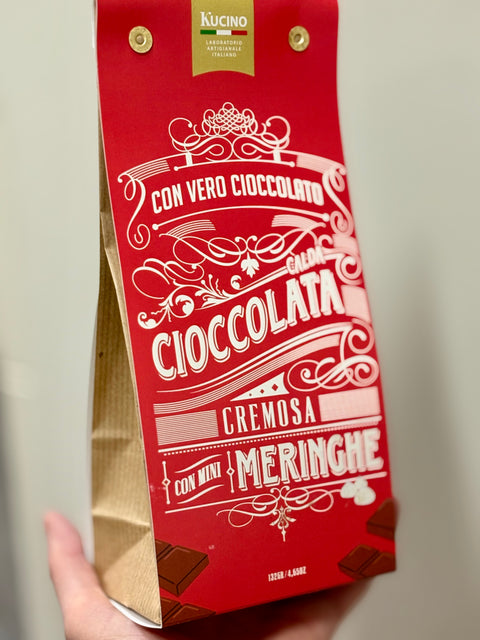 CIOCCOLATA CALDA FONDENTE CON MINI MERINGHE 125 gr - KUCINO