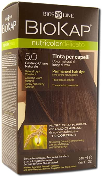 Nutricolor Delicato Tinta 5.0 Castano Chiaro Naturale BioKap®