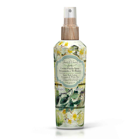 Crema fluida spray 150 mL Bergamotto e The Bianco Maioliche