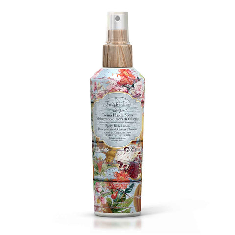 Crema fluida spray 150 mL Melograno e Fiori di Ciliegio Maioliche